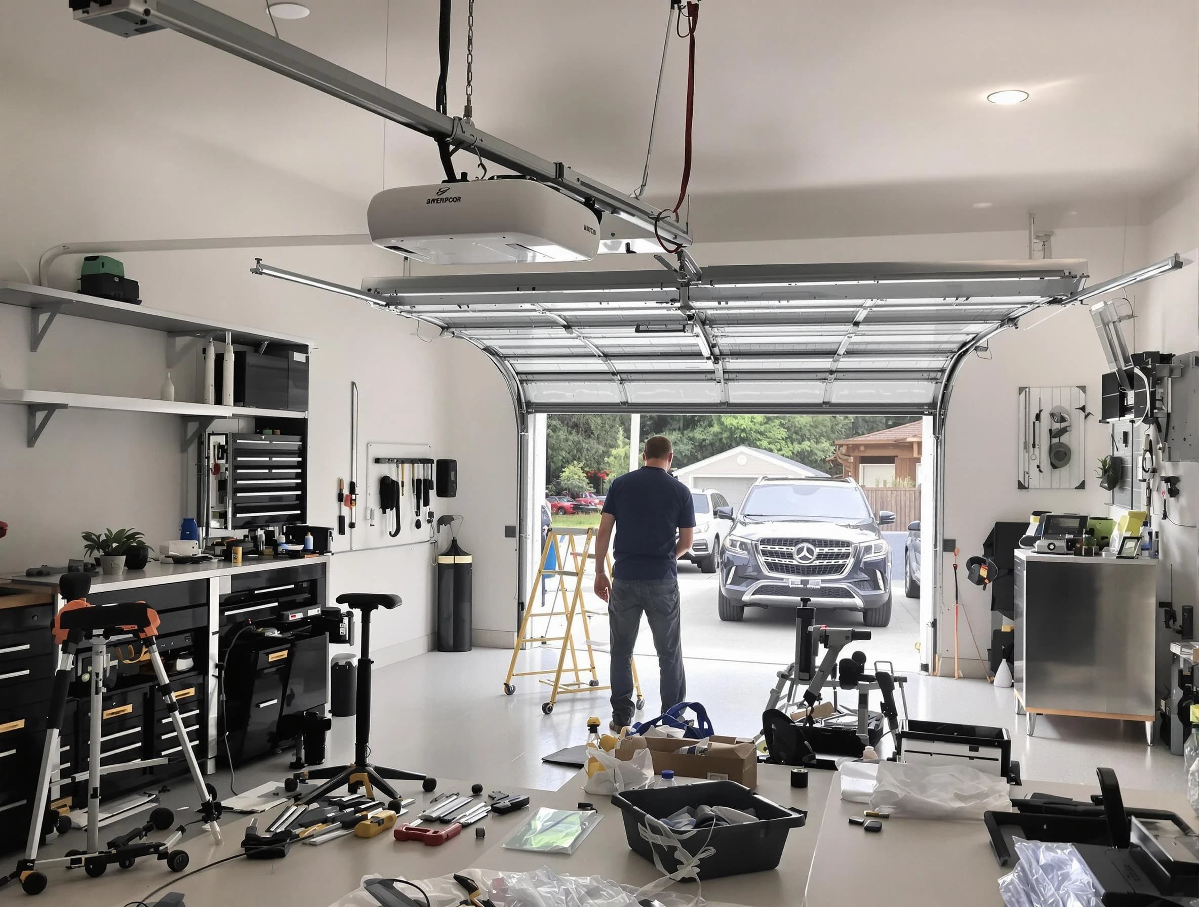 Garage door opener installation by Los Ranchos de Albuquerque Garage Door Repair in Los Ranchos de Albuquerque
