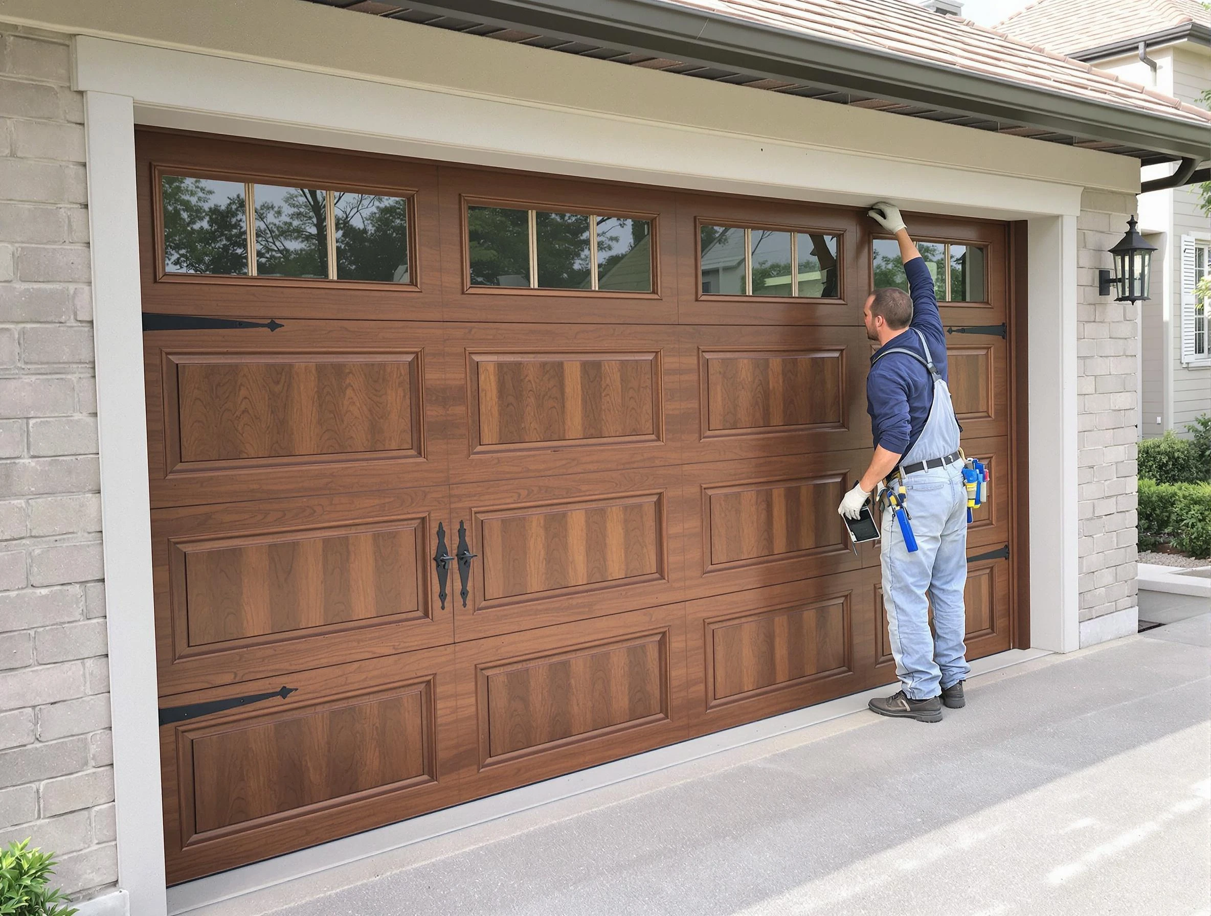 Custom garage door showcase by Los Ranchos de Albuquerque Garage Door Repair in Los Ranchos de Albuquerque